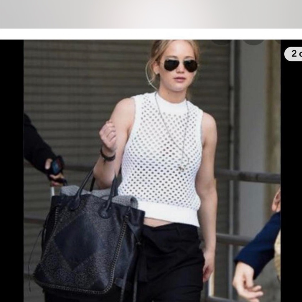 Theory Ivory Knit Top $265 Msrp